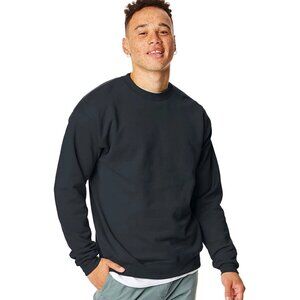 NWT Hanes Black Mens ComfortBlend EcoSmart Crew Sweatshirt 4XL